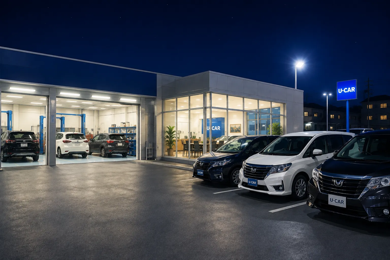 車販売店の展示場
